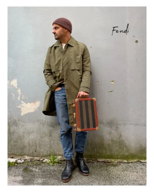 Baule Fendi Pequin