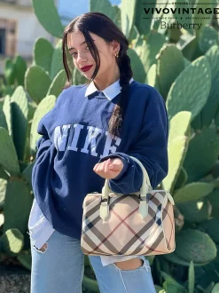 Bauletto Burberry tartan