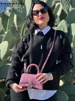 Borsa Balenciaga Hourglass XS