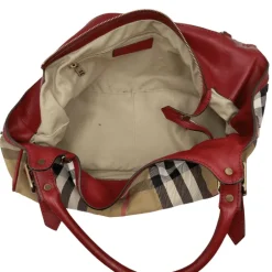 Borsa Burberry tartan