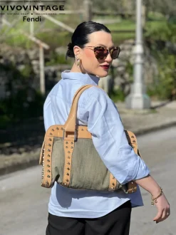 Borsa Fendi con borchie