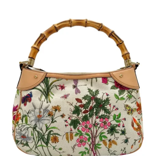 Borsa Gucci Flora Bamboo