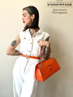 Borsa Salvatore Ferragamo gancini