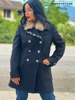 Cappotto Prada Caban tg 46