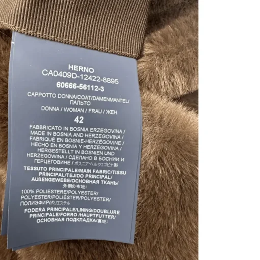 Cappotto Teddy Herno tg 42