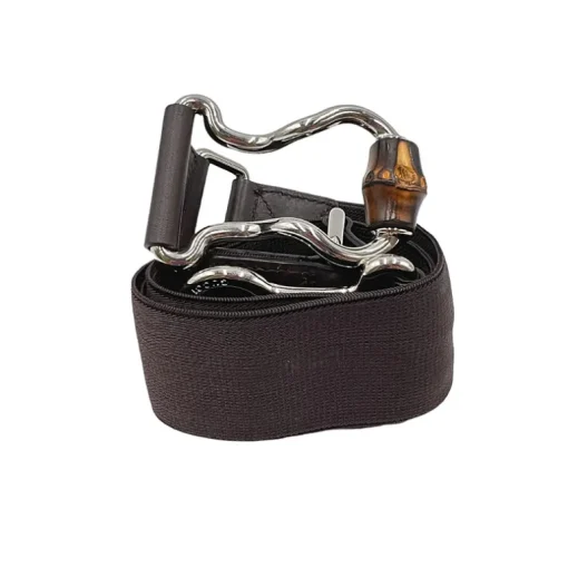 Cintura Gucci bamboo elastica Tg 42
