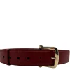 Cintura Gucci rossa Tg 42