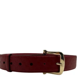 Cintura Gucci rossa Tg 42