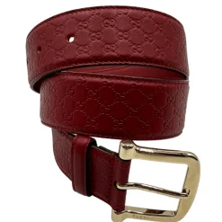 Cintura Gucci rossa Tg 42