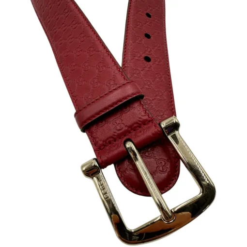 Cintura Gucci rossa Tg 42