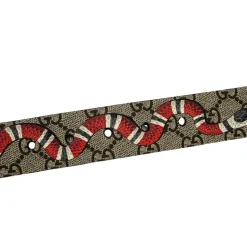 Cintura Gucci Supreme serpente tg 50
