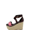 Espadrillas con zeppa Burberry