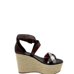 Espadrillas con zeppa Burberry