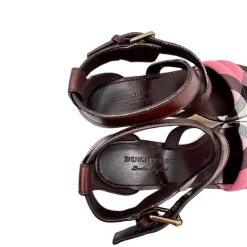 Espadrillas con zeppa Burberry