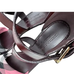 Espadrillas con zeppa Burberry