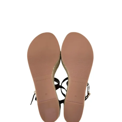 Espadrillas con zeppa Burberry