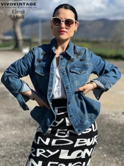 Giacca Denim Elena Mirò tg 48