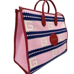 Gucci Sydney Striped tote