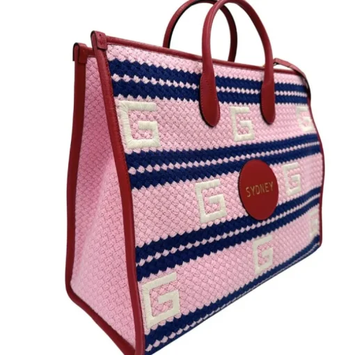 Gucci Sydney Striped tote