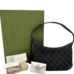 Hobo Horsebit Gucci denim