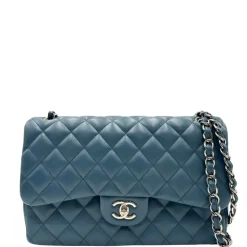 Jumbo Classic Lambskin Double Flap Chanel