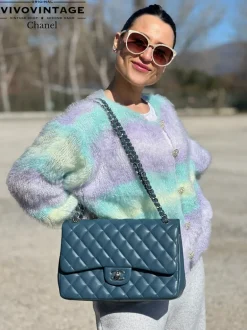 Jumbo Classic Lambskin Double Flap Chanel
