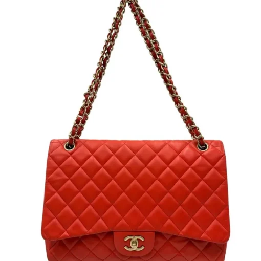 Maxi Classic Lambskin Single Flap Chanel