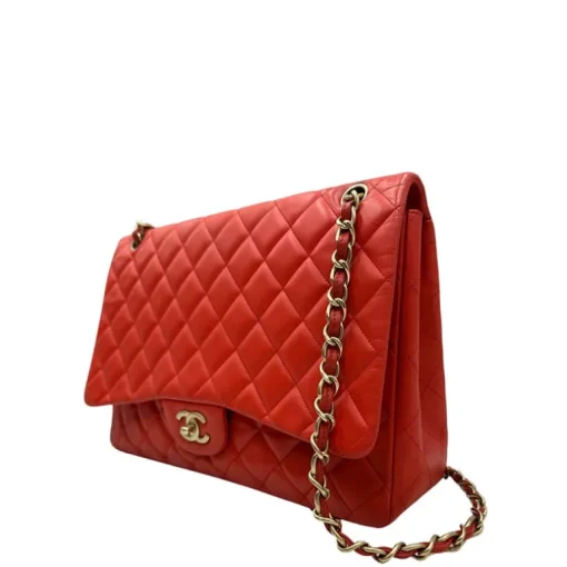 Maxi Classic Lambskin Single Flap Chanel