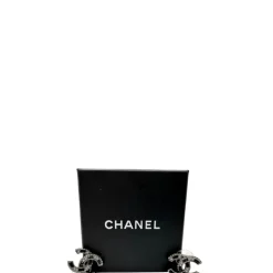 Orecchini Chanel strass neri