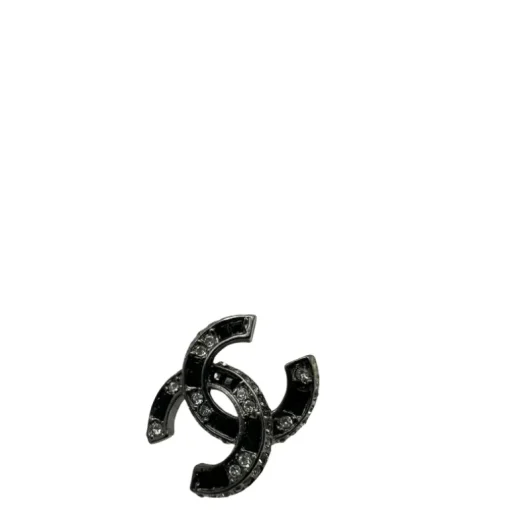 Orecchini Chanel strass neri