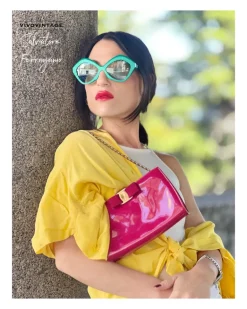 Pochette Ferragamo vernis