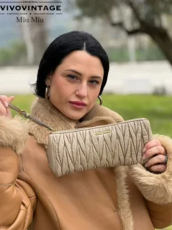 Pochette Gaufré Miu Miu