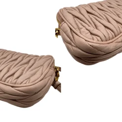 Pochette Miu Miu gaufré