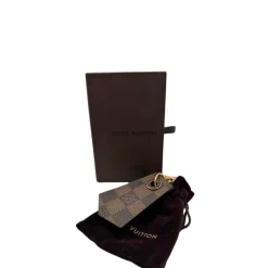 Portachiavi Louis Vuitton Damier ébène