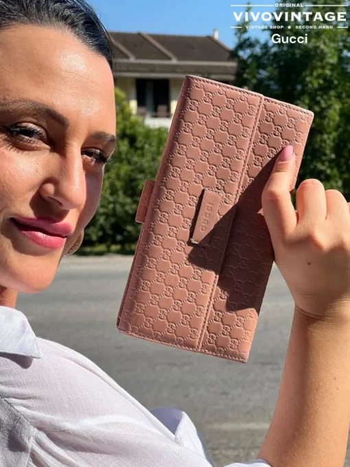 Portafoglio Gucci rosa