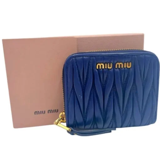 Portafoglio Miu Miu gaufré