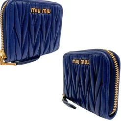 Portafoglio Miu Miu gaufré