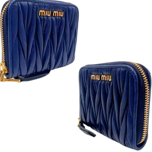 Portafoglio Miu Miu gaufré