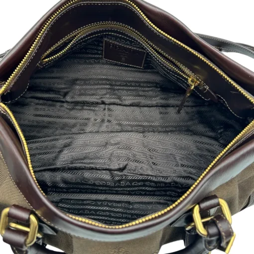 Prada satchel jacquard