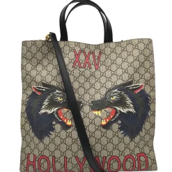 Sac Plat Gucci lupo