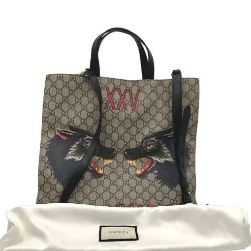 Sac Plat Gucci lupo