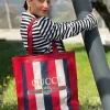 Sac plat Gucci righe