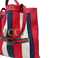 Sac plat Gucci righe