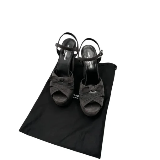 Sandalo Yves Saint Laurent scamosciato 36,5