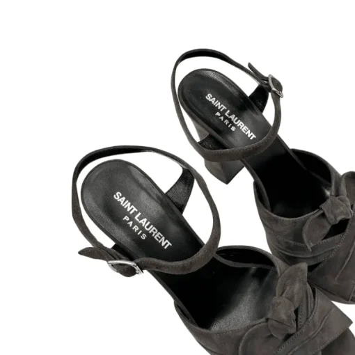 Sandalo Yves Saint Laurent scamosciato 36,5
