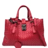 Satchel Bottega Veneta intrecciata