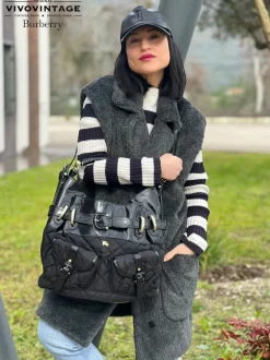 Shopper Burberry trapuntata