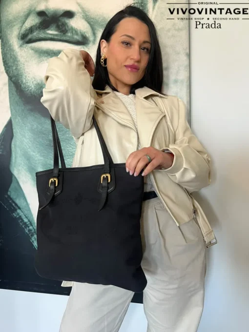 Shopper Jacquard Prada