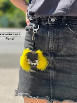 Specchietto portachiavi Fendi