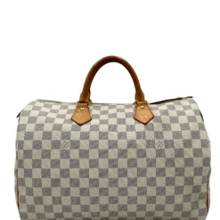 Speedy 35 Damier Azur personalizzato LV